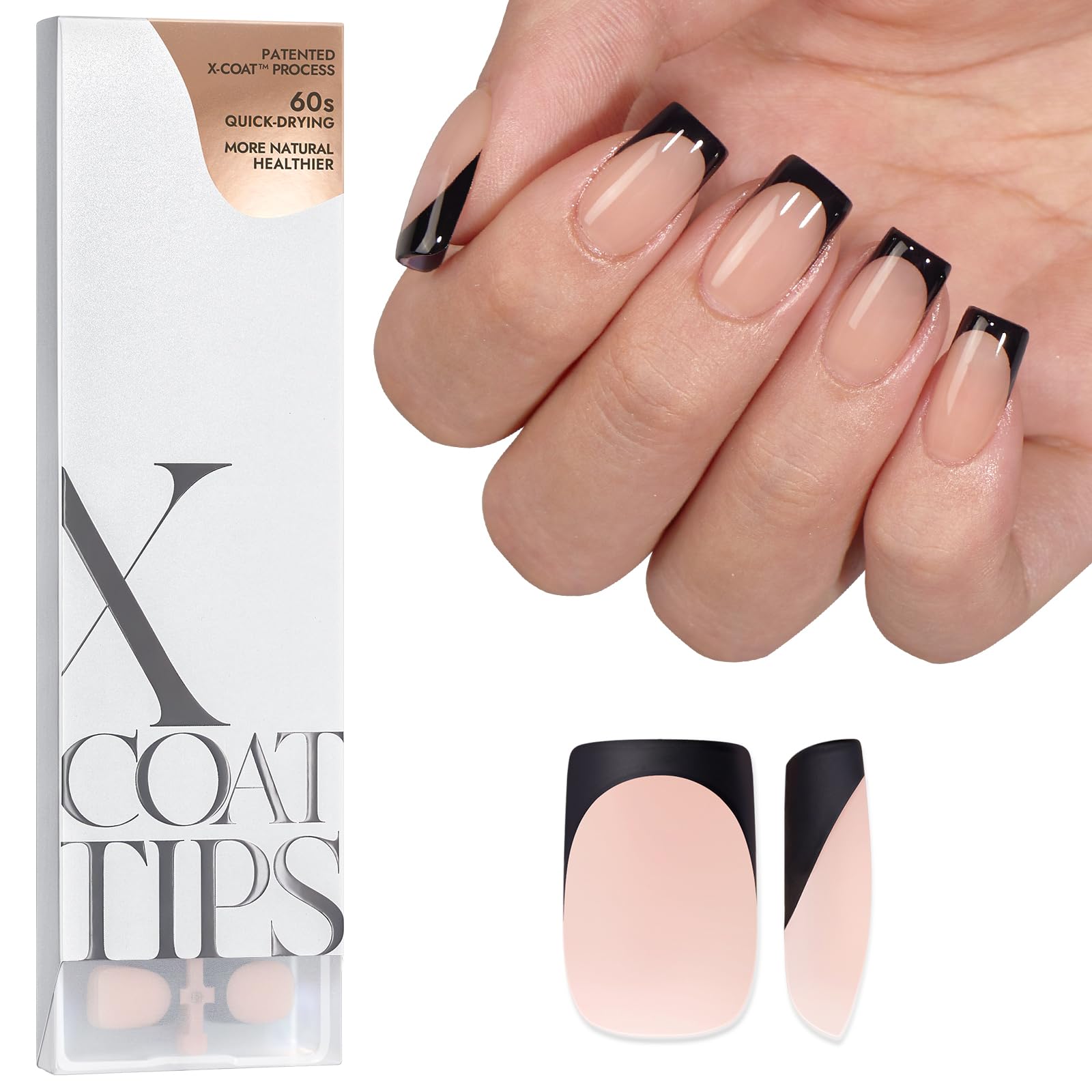 btartboxnails Nail Tips Builder Gel Set - 15ml Nail Tip Builder Gel 15ml Top Coat with Gel Nail Glue for French Tip Gel Nails 30+Days Long Lasting