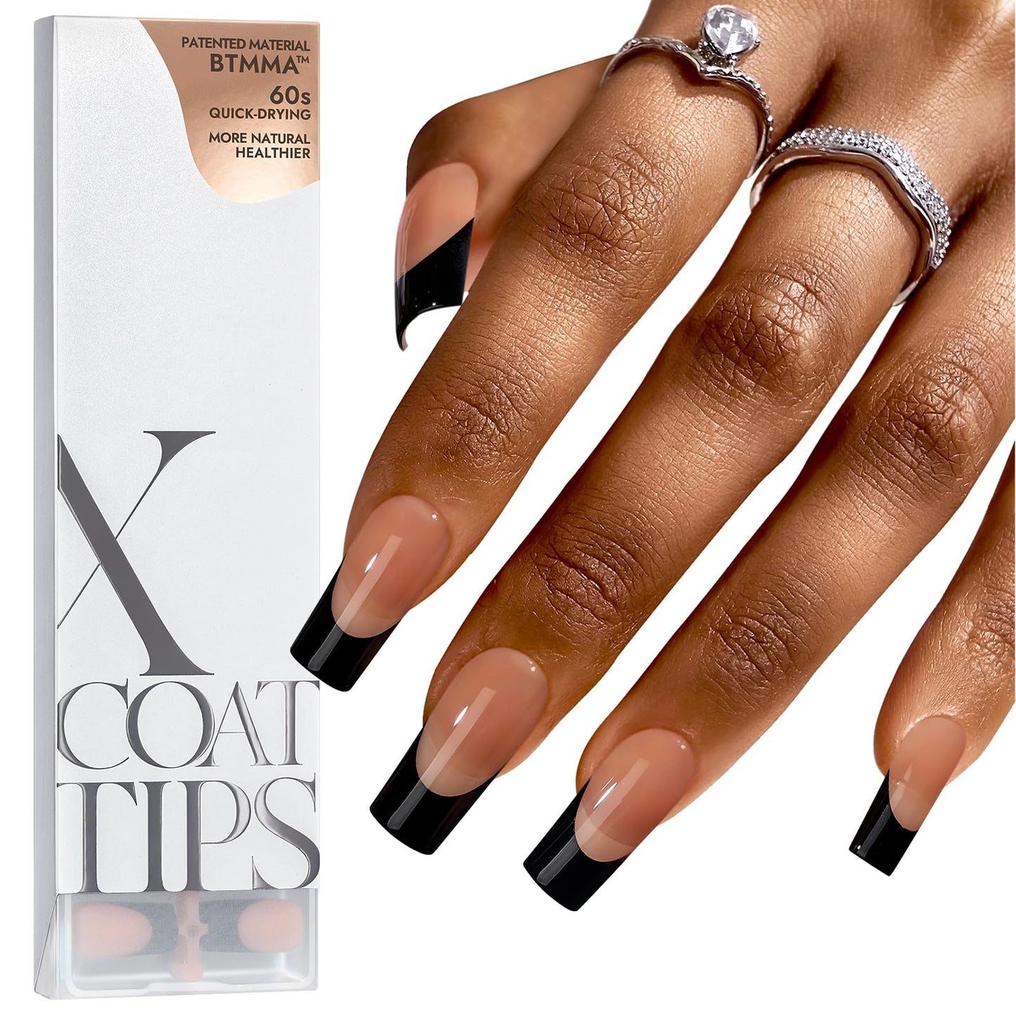 btartboxnails Nail Tips Builder Gel Set - 15ml Nail Tip Builder Gel 15ml Top Coat with Gel Nail Glue for French Tip Gel Nails 30+Days Long Lasting