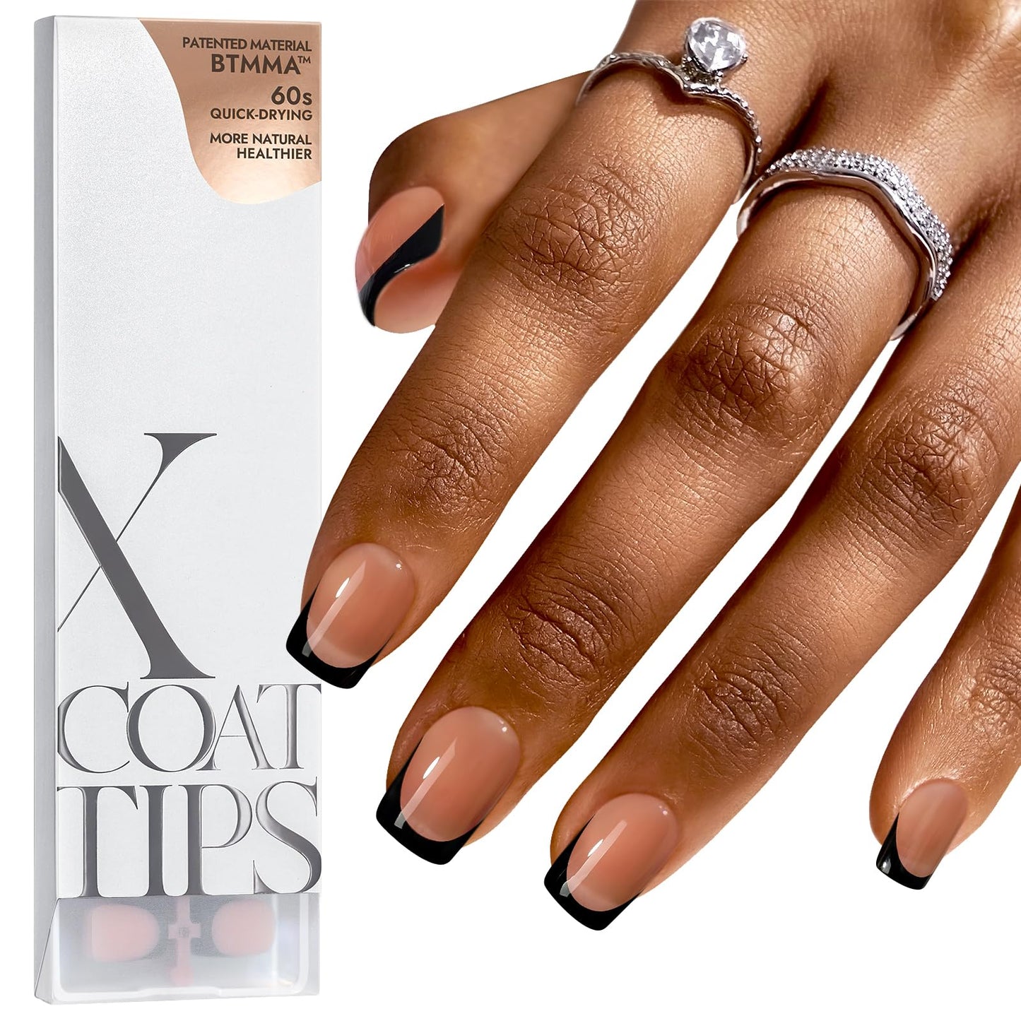btartboxnails Nail Tips Builder Gel Set - 15ml Nail Tip Builder Gel 15ml Top Coat with Gel Nail Glue for French Tip Gel Nails 30+Days Long Lasting