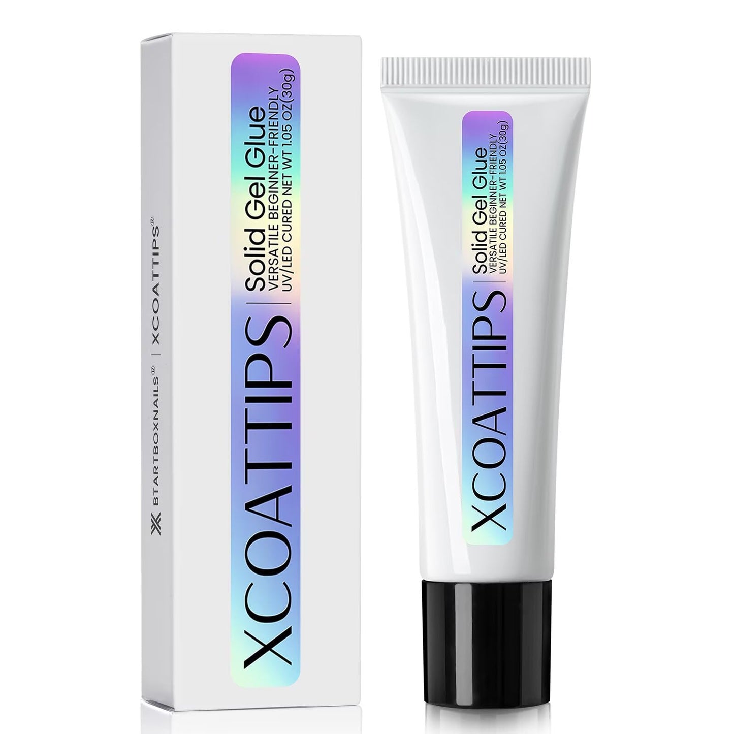 BTArtboxnails XCOATTIPS French Protecting DUO Builder Gel and Top Coat Set - Protect French Tips, No More Chipping