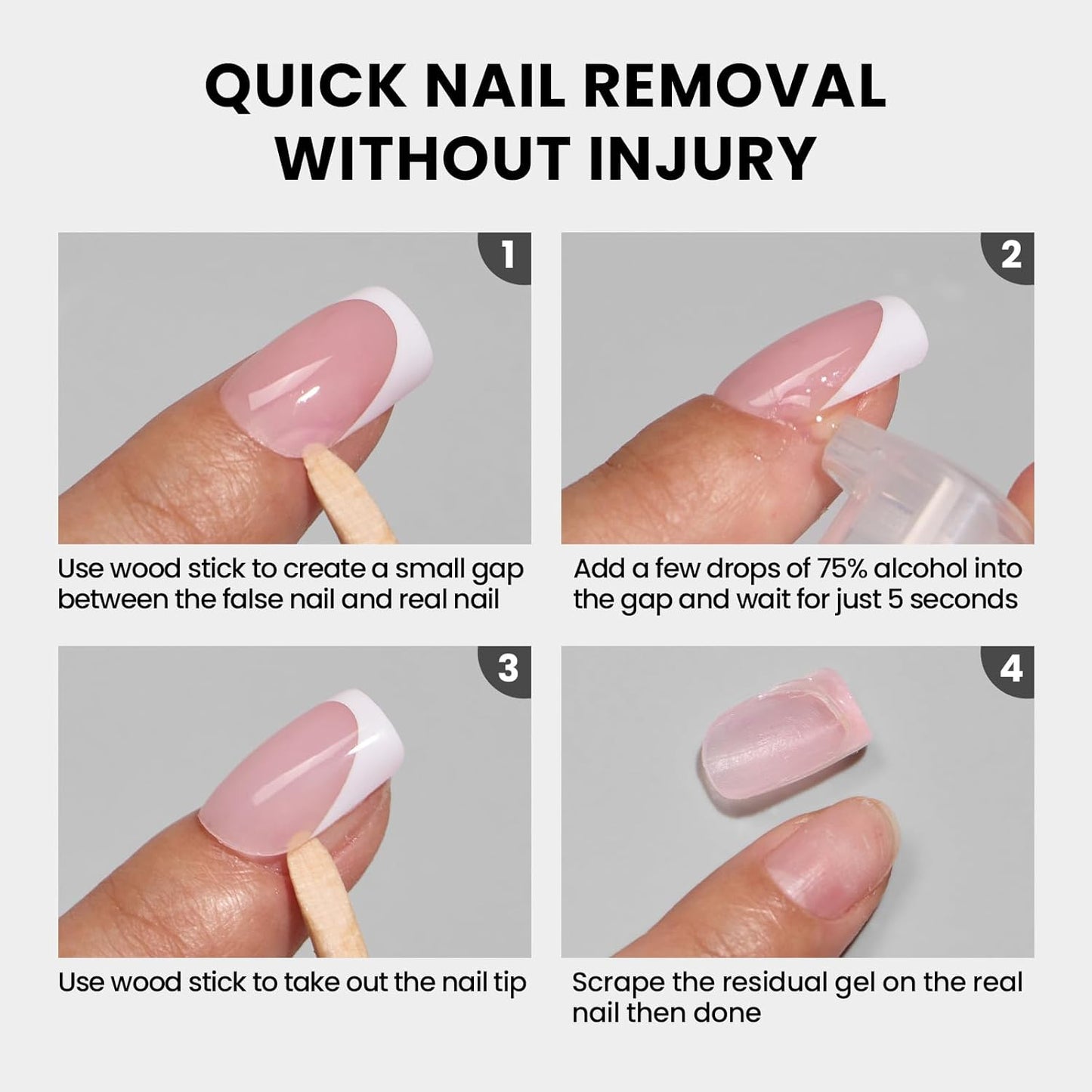 BTArtboxnails XCOATTIPS Solid Nail Glue Gel - 30g Gap-Filled Gel Nail Glue for Nail Tips Press on Nails, Upgrade Cure Needed UV Nail Gel for Acrylic Fake Nail